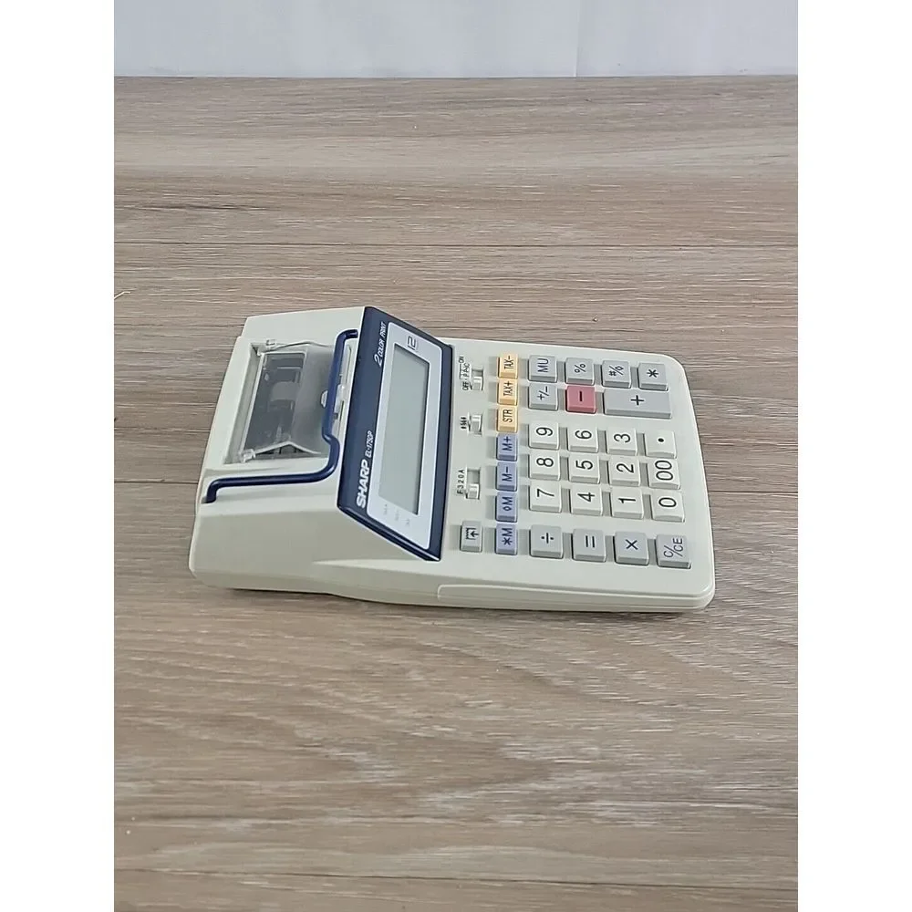Sharp EL-1750V‎ 12 Digit 2-Color Printing Calculator Adding Machine Tested Read